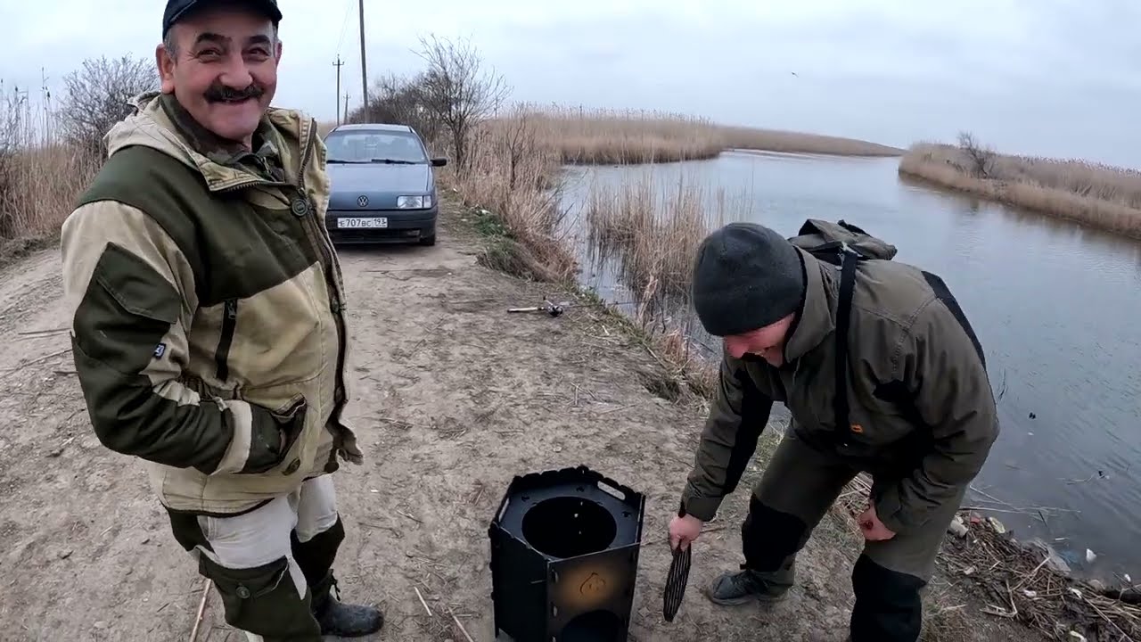 ВЫЕЗД ЗА КАРАСЕМ...ПРИМОРСК АХТАРСКИЙ РАЙОН...Х.САДКИ...ПРИГОТОВЛЕНИЯ ЛАГМАНА В АФГАНСКОМ КАЗАНЕ...