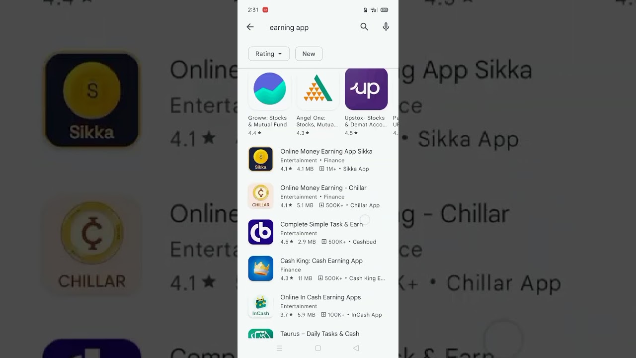 Earning app in Play Store download