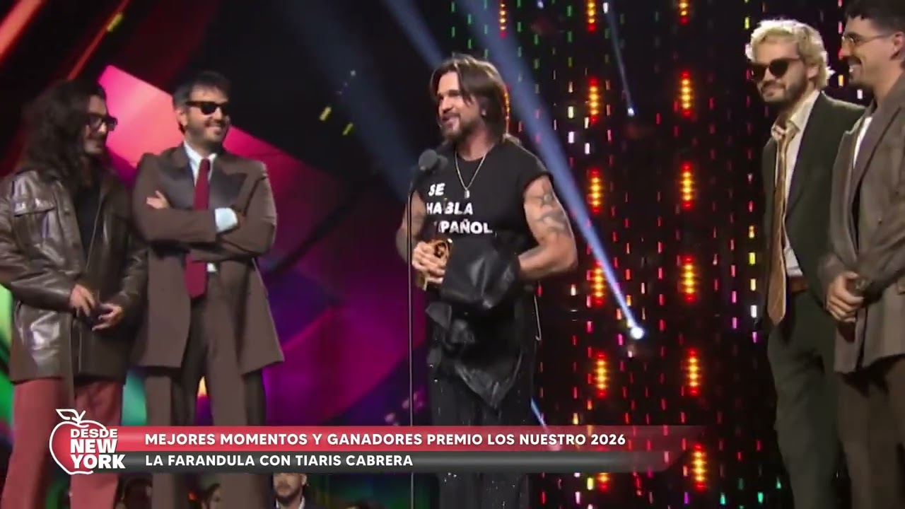 MEJORES MOMENTOS Y GANADORES DE PREMIO LOS NUESTRO 2026
