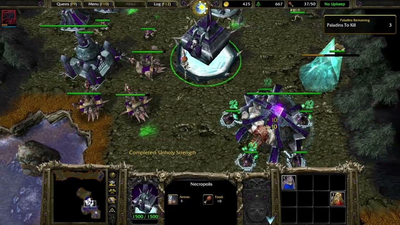 Anub'arak Undead Campaign I Chapter 2: Digging Up The Dead I Warcraft 3: The Frozen Throne