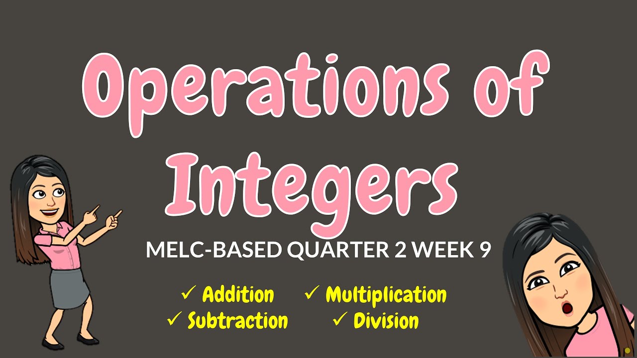 OPERATIONS OF INTEGERS | GRADE 6