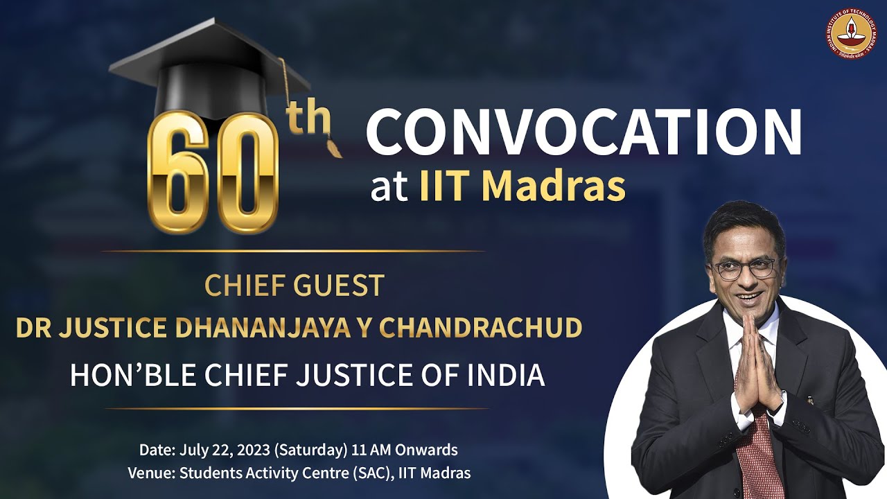 60th Convocation at IIT Madras