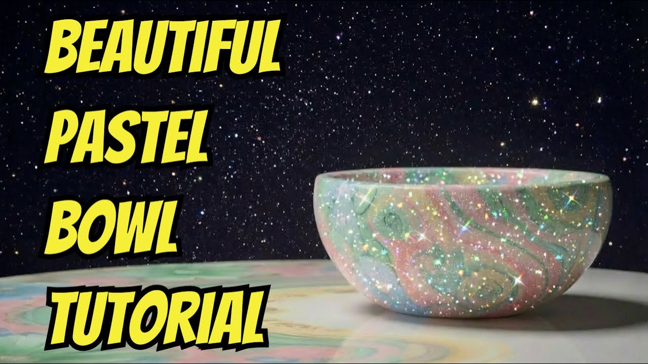 259 Gorgeous Pastel Swirl Bowl | Resin Tutorial | 4K