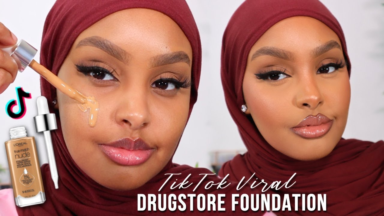 This Foundation Went Viral On TikTok 👀 | L'OREAL TRUE MATCH NUDE TINTED SERUM REVIEW | Jasmine Egal