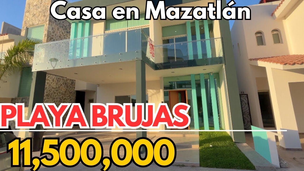 11.5 MILLONES DE PESOS POR ESTA CASA EN PLAYA BRUJAS MAZATLAN