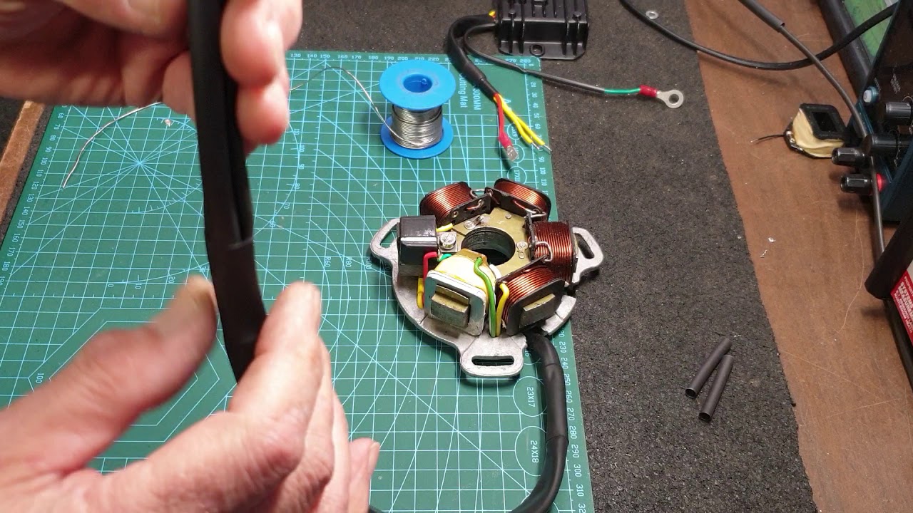 Lambretta AC stator conversion to DC