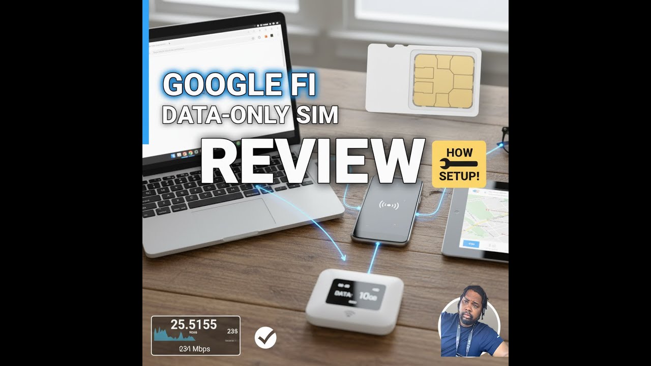 Google Fi Data Only SIM Card review and How to
