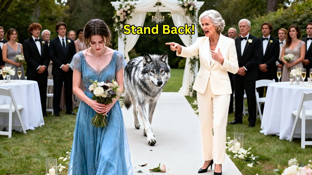 The Bride’s Mother Humiliated the Girl — Until the Wolf Stood Beside Her