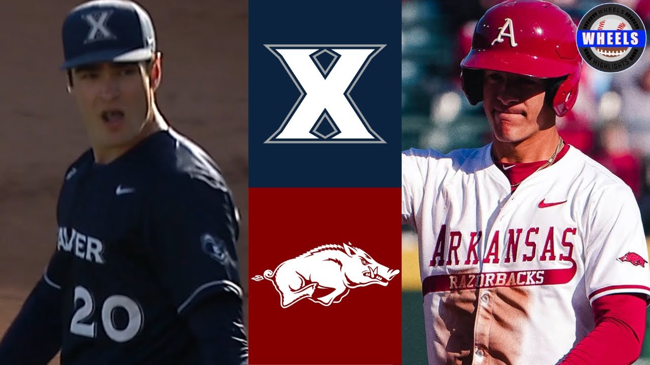 Xavier vs #8 Arkansas | Game 1 | 2026 College Baseball Highlights
