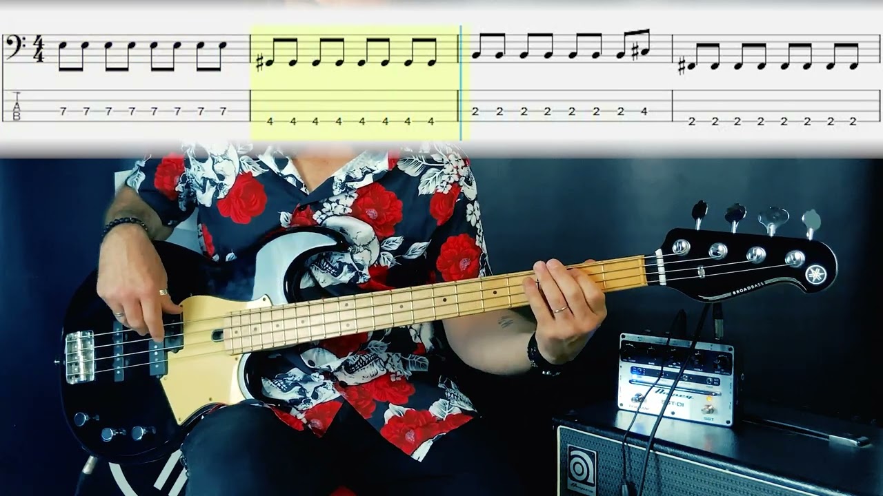 Twenty One Pilots - Midwest Indigo (Bass Cover Tabs) #basscover #twentyonepilots
