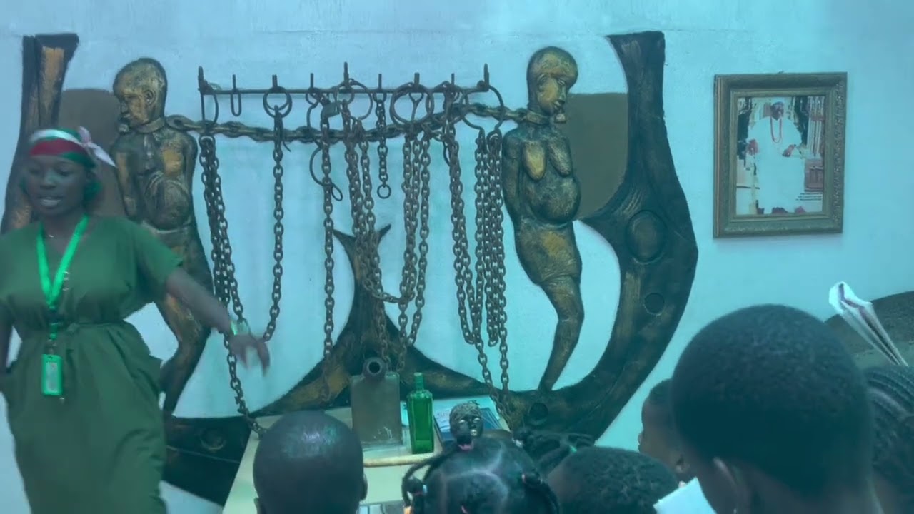 On our way to mobee royal family (original slave relics) museum Badagry 