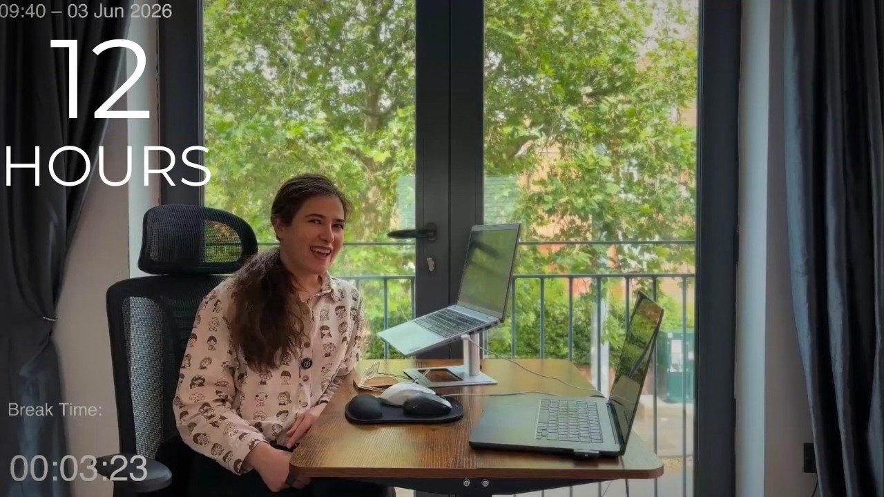 12-Hour LIVE Study/Work With Me 🎓 | Cozy UK Ambience | Custom Pomodoro Timer | Deep Work Mode