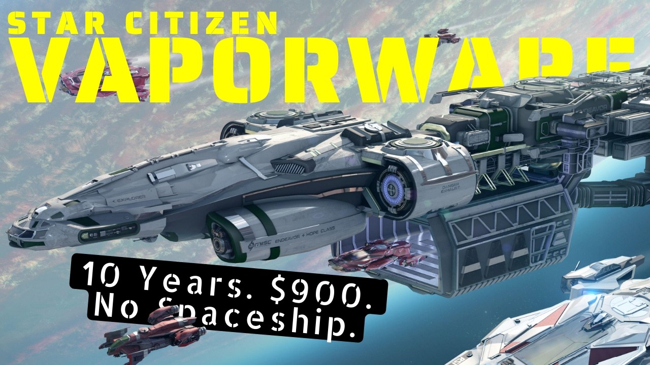 Корабль Star Citizen за 900 долларов — спустя 10 лет всё ещё не существует 🚨