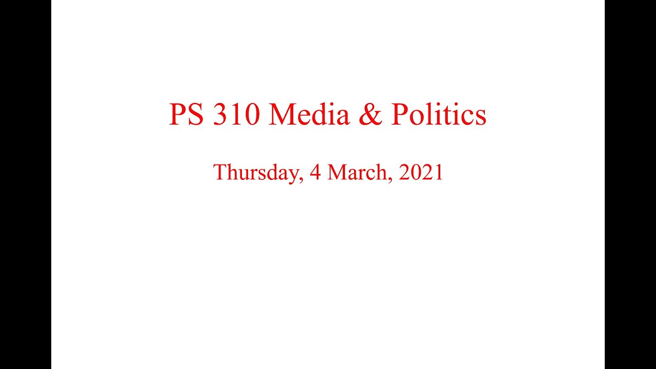 PS 310 4 March 2021