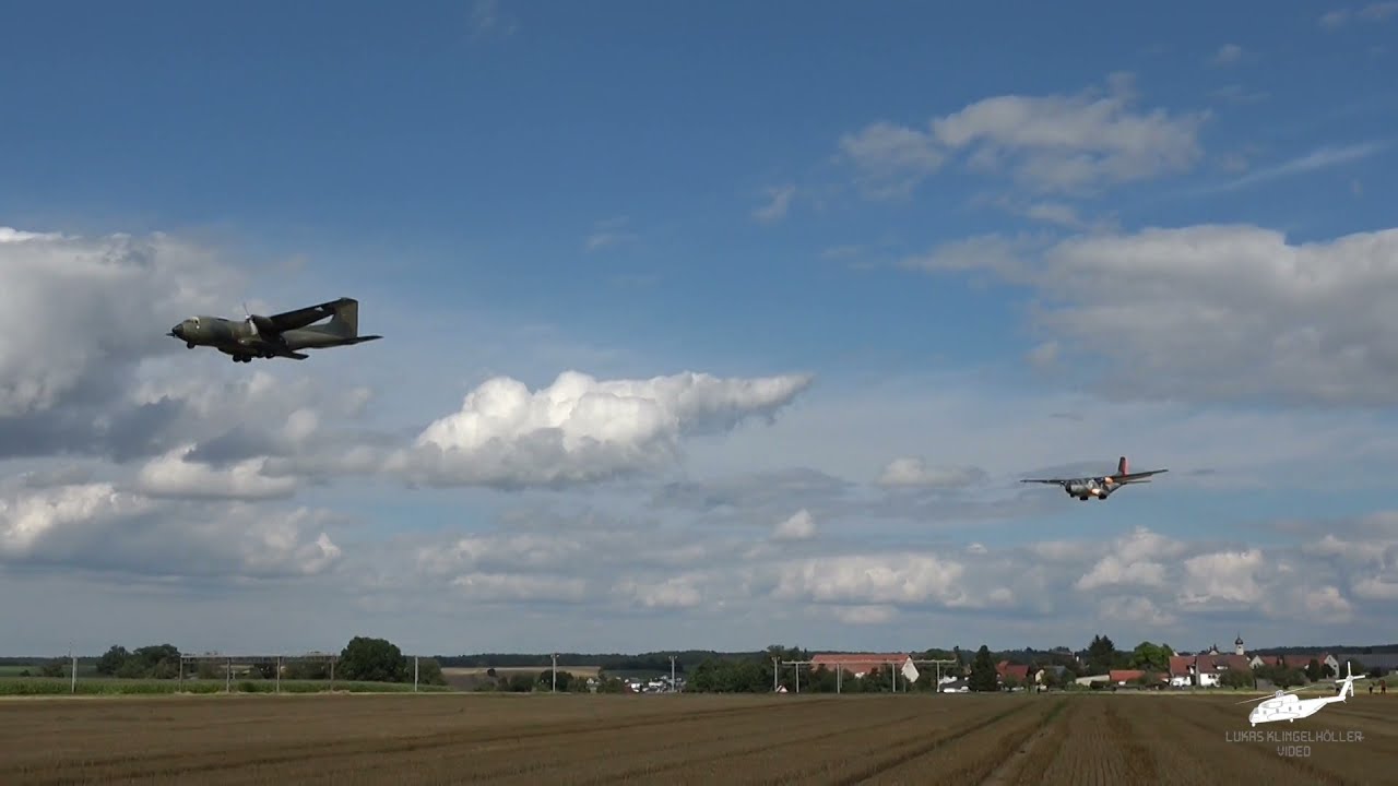 Goodbye Transall visiting Laupheim airbase