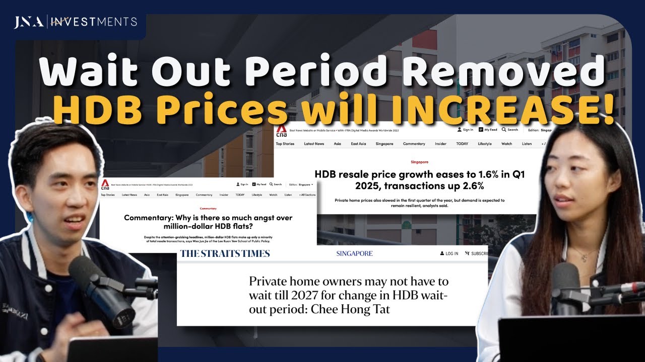 Will HDB Prices remain affordable? 15-month wait-out period removed, what does it mean for YOU?