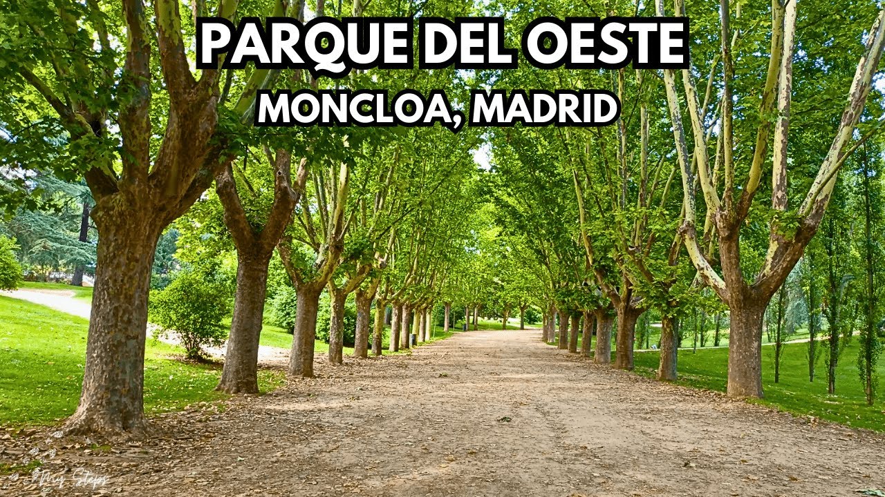 Exploring Western Park (Parque del Oeste), Moncloa - Madrid #4kwalk #virtualwalk