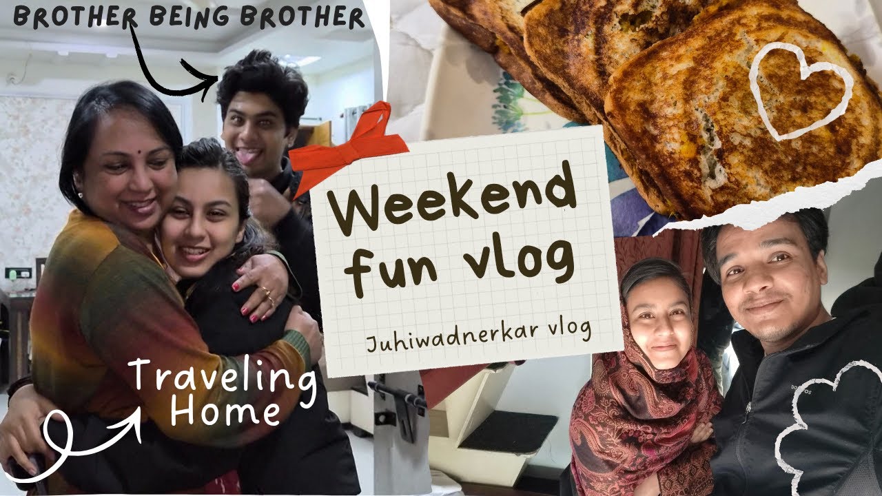 Making Sandwiches & Traveling Home 🏡 | Weekend Couple Vlog 💑| Varun's Recipe #newlyweds #couplevlog