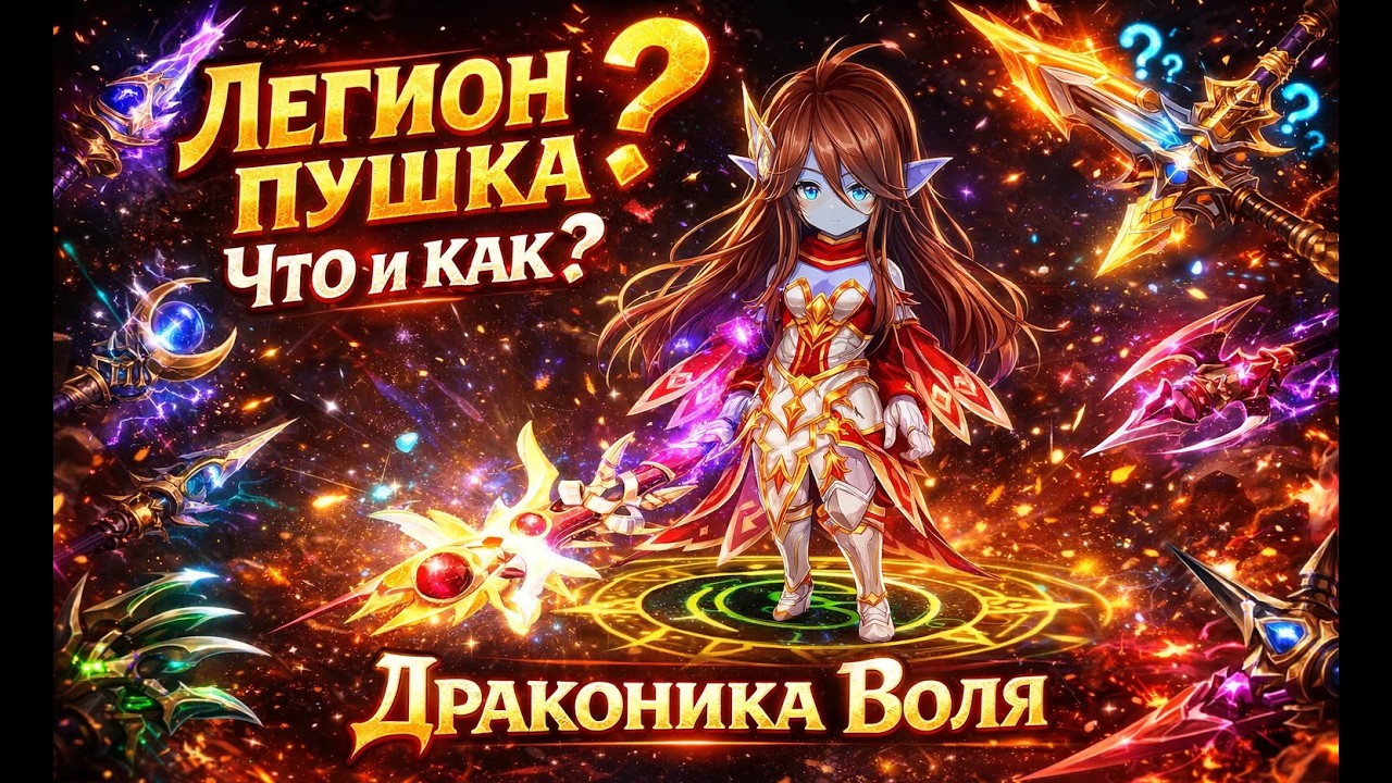 Новое обновление в Драконике. Оружие легиона. Что и как?