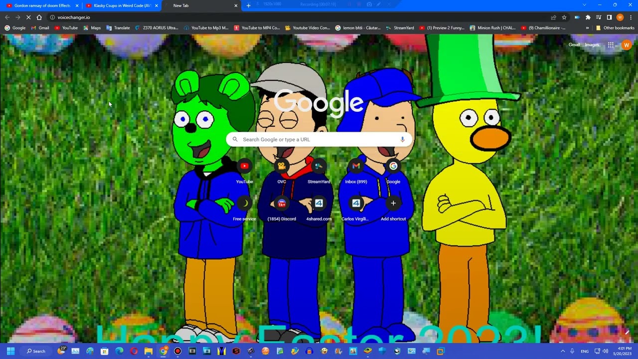 How to make Klasky Csupo 2001 Effects on AVS, Audacity and voicechanger Part 3