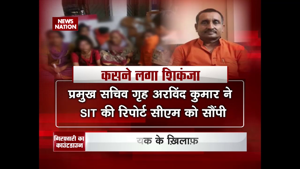 Unnao Rape Case: BJP MLA Kuldeep Singh Sengar appears outside Lucknow SSP's residence