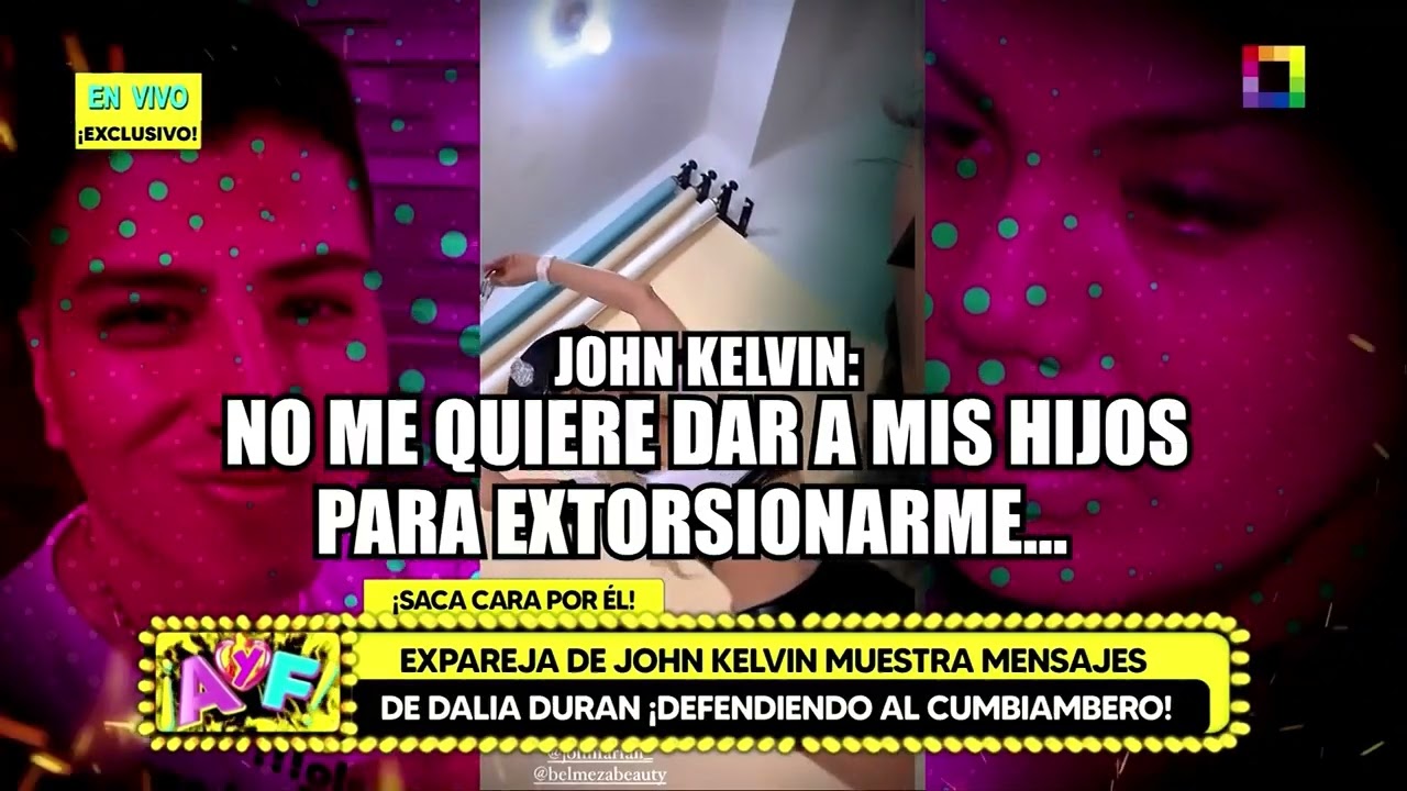 Amor y Fuego - NOV 13-EXPAREJA DE JOHN KELVIN MUESTRA MENSAJES DE DALIA ¡DEFENDIENDO AL CUMBIAMBERO!