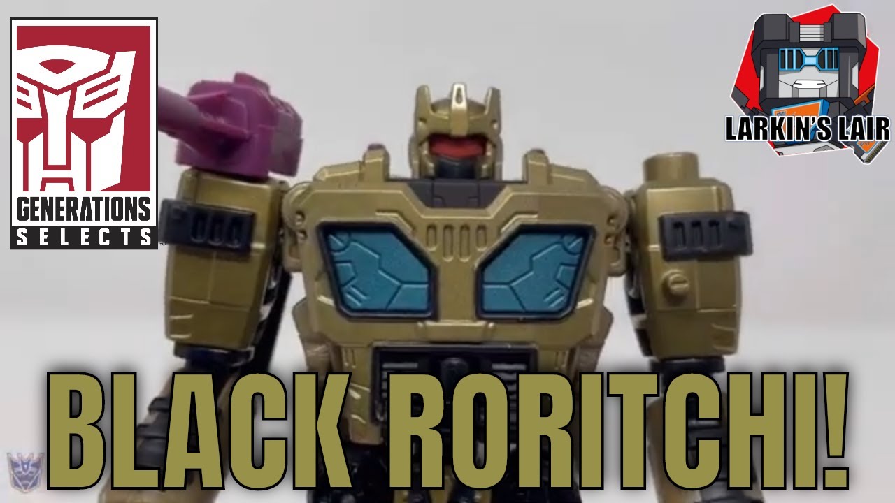 Transformers Generations Selects Black Roritchi WFC-GS22 (Retail Release) Review, Larkin's Lair