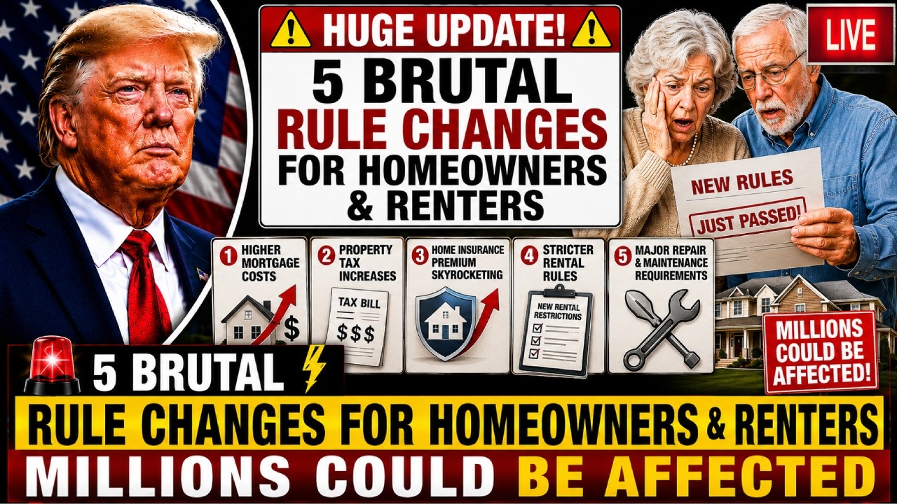 ⚡️ HUGE UPDATE: 5 BRUTAL RULE CHANGES FOR HOMEOWNERS & RENTERS &mdash; MILLIONS COULD BE AFFECTED