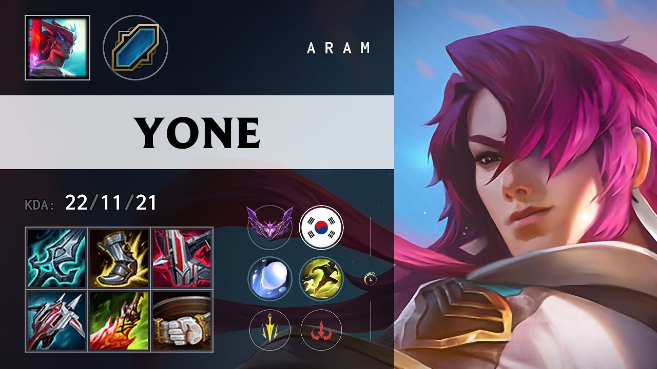 Yone ARAM - KR server Patch 26.15