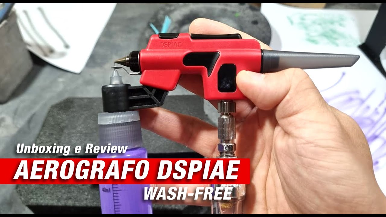 AEROGRAFO DA DSPIAE - SERÁ QUE FUNCIONA? - Review e unboxing