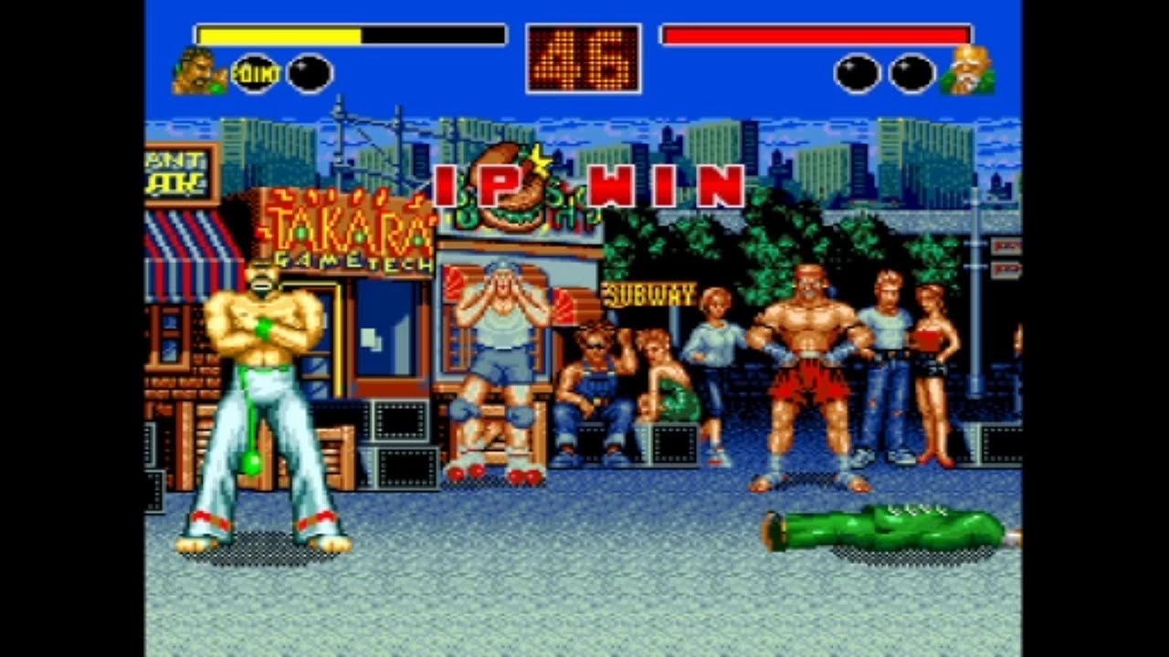 Fatal Fury Com VS Com For Sega Genesis