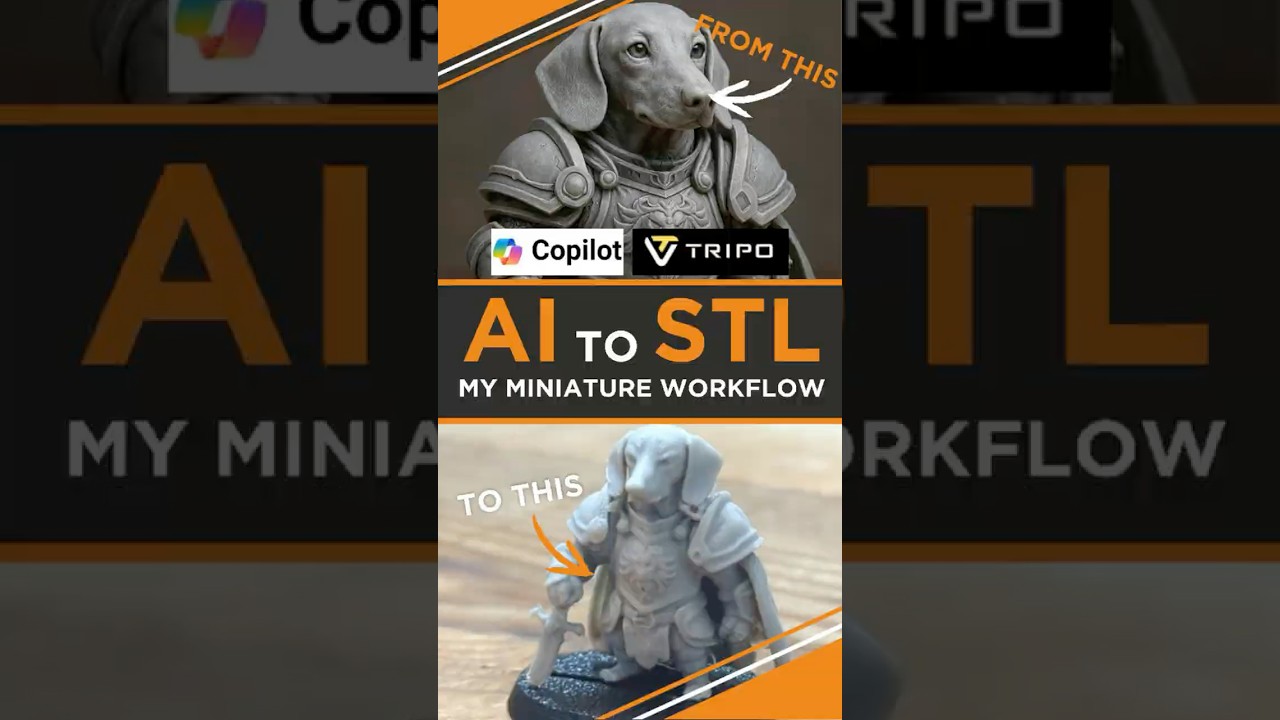 AI Sculpt to STL: How I Create Custom Miniatures for 3D Printing