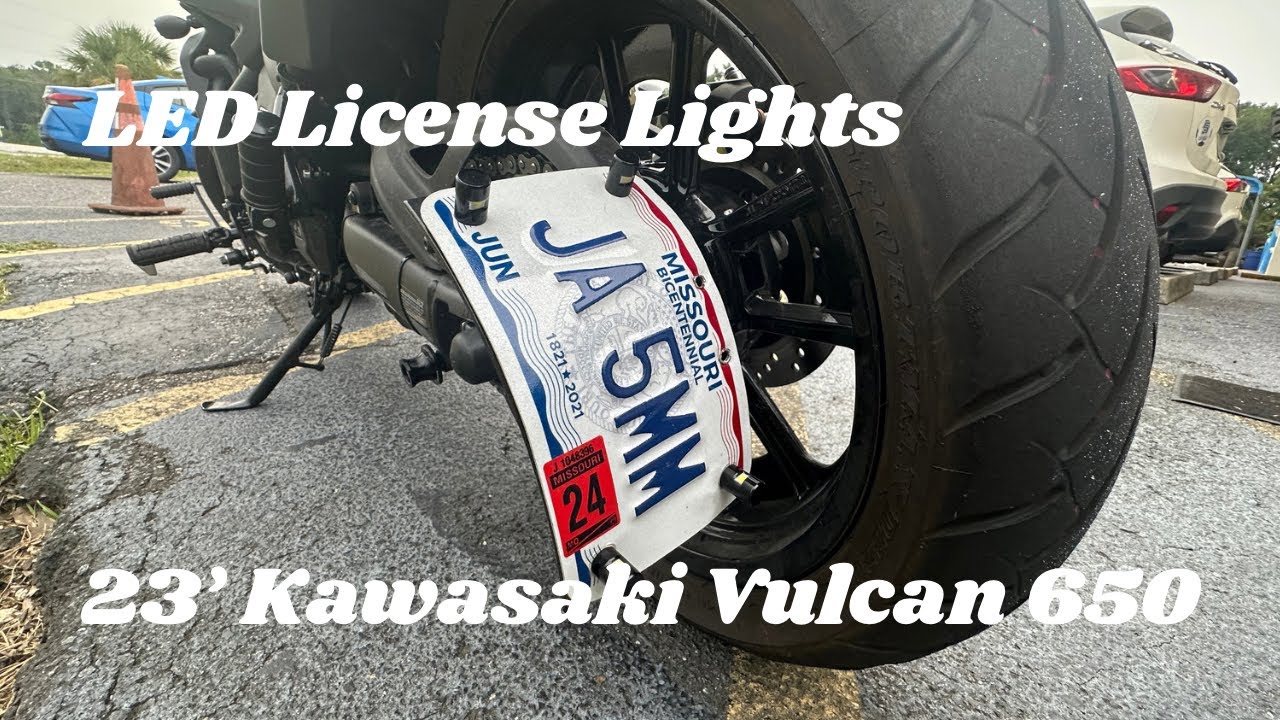 Kawasaki Vulcan 650 Side Mount License Plate Light Review