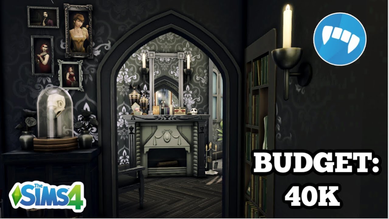 Can I Build A LUXURY VAMPIRE HOME for 40K? | ReVamping Forgotten Hollow in the Sims 4