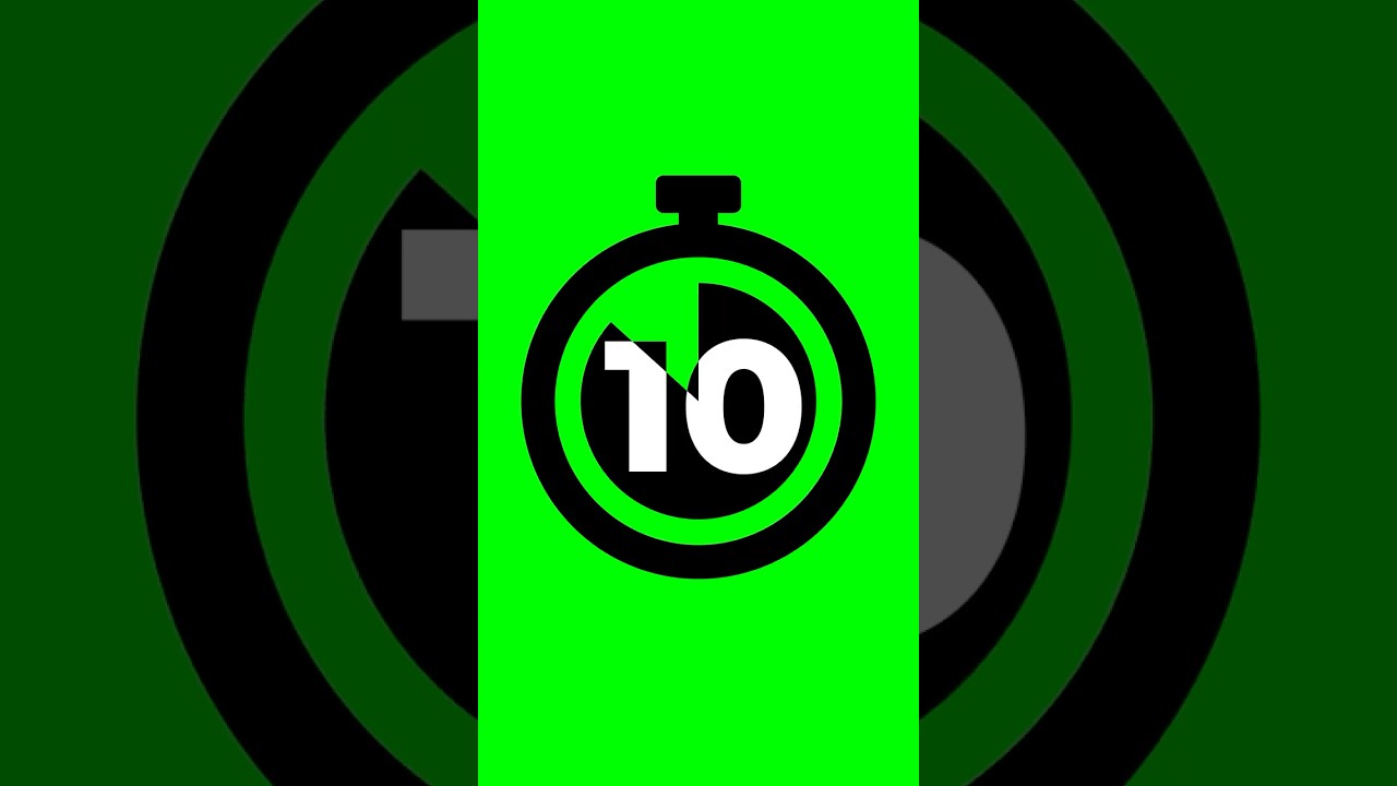 10 Seconds Countdown Stopwatch Timer ⏱