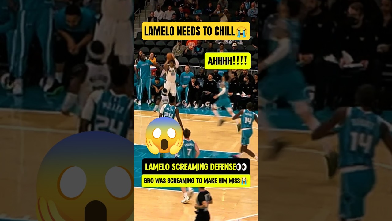 LaMelo put bro off with his SCREAMING😭