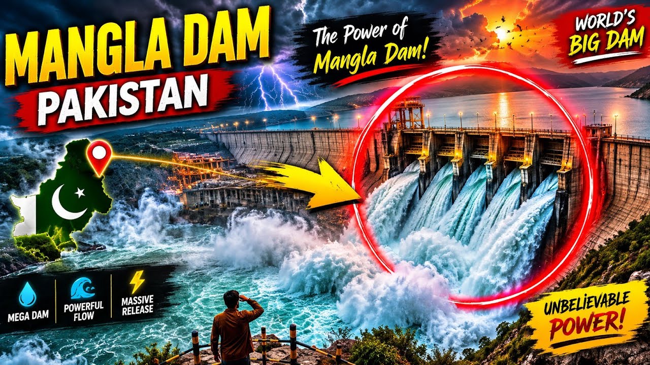 Mangla Dam Explained in Urdu | Pakistan&rsquo;s Engineering Wonder