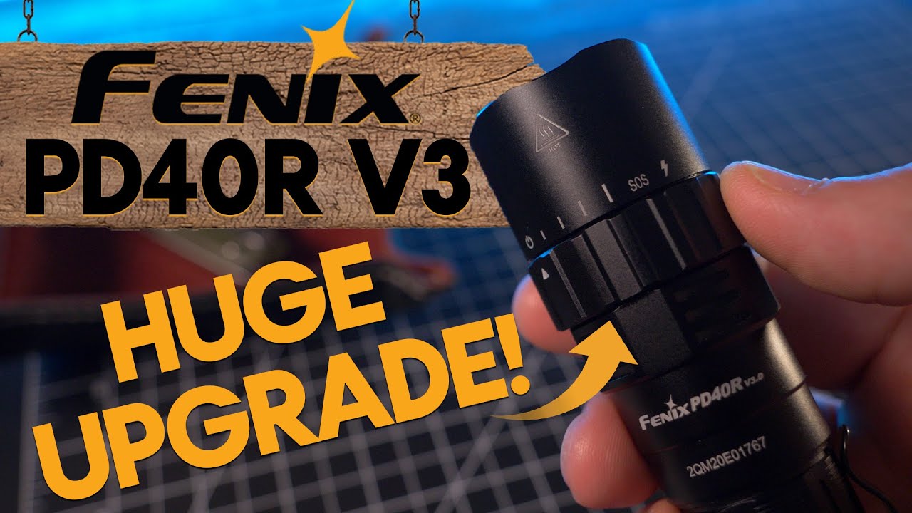 Still a POWERHOUSE with a HUGE upgrade! Fenix PD40R V3 Review & Beam Test!