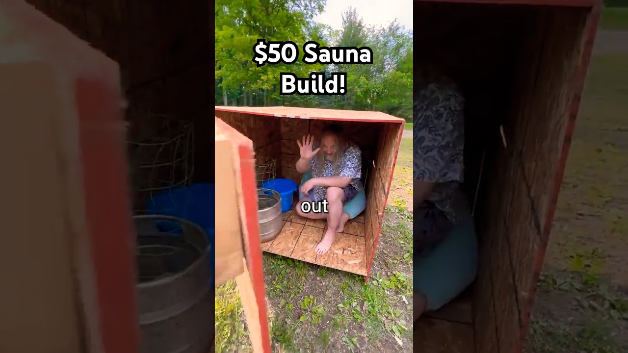 I Built A Sauna For Only $50