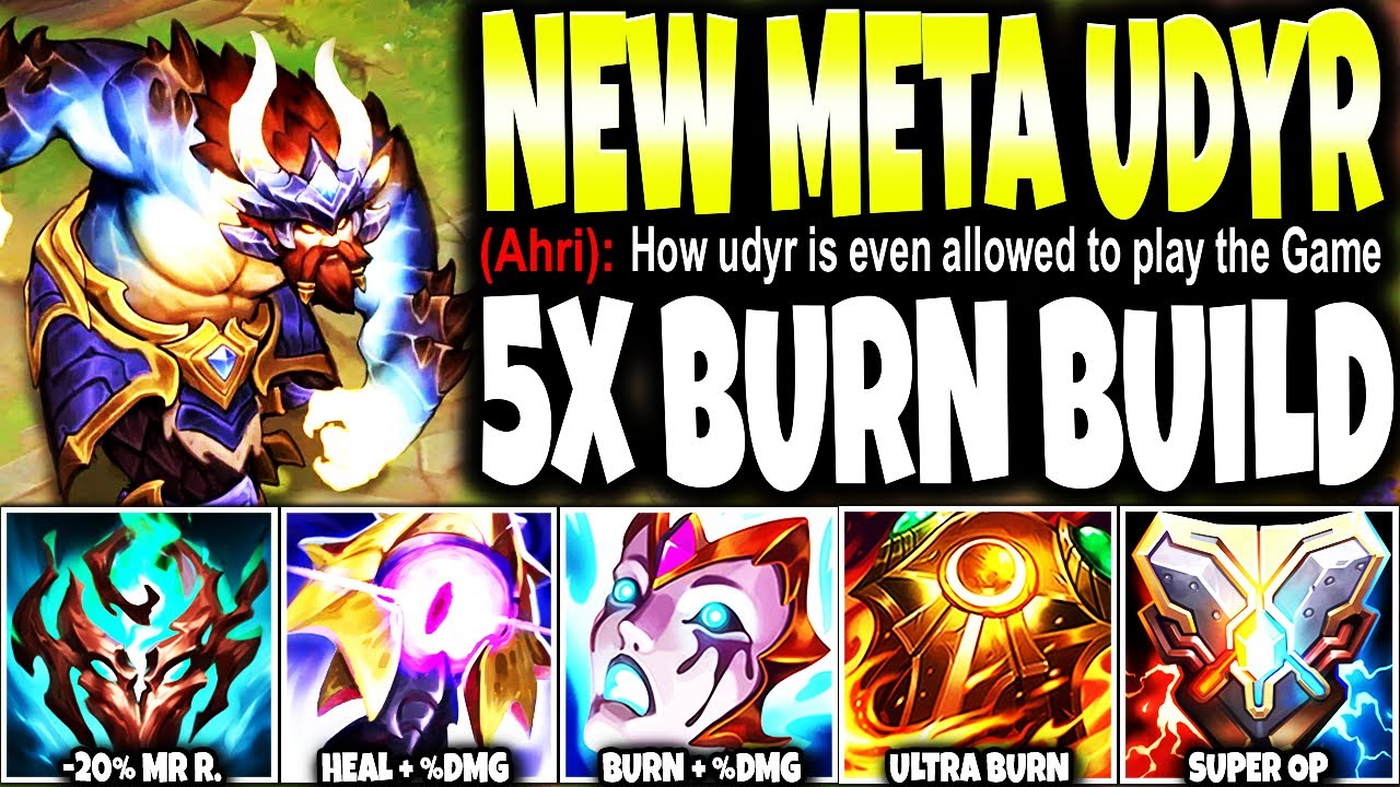 MEET NEW META ZEKE'S UDYR TOP BUILD WITH 5X BURN EFFECTS AND CARRY EASY | LoL Udyr s14 Gameplay