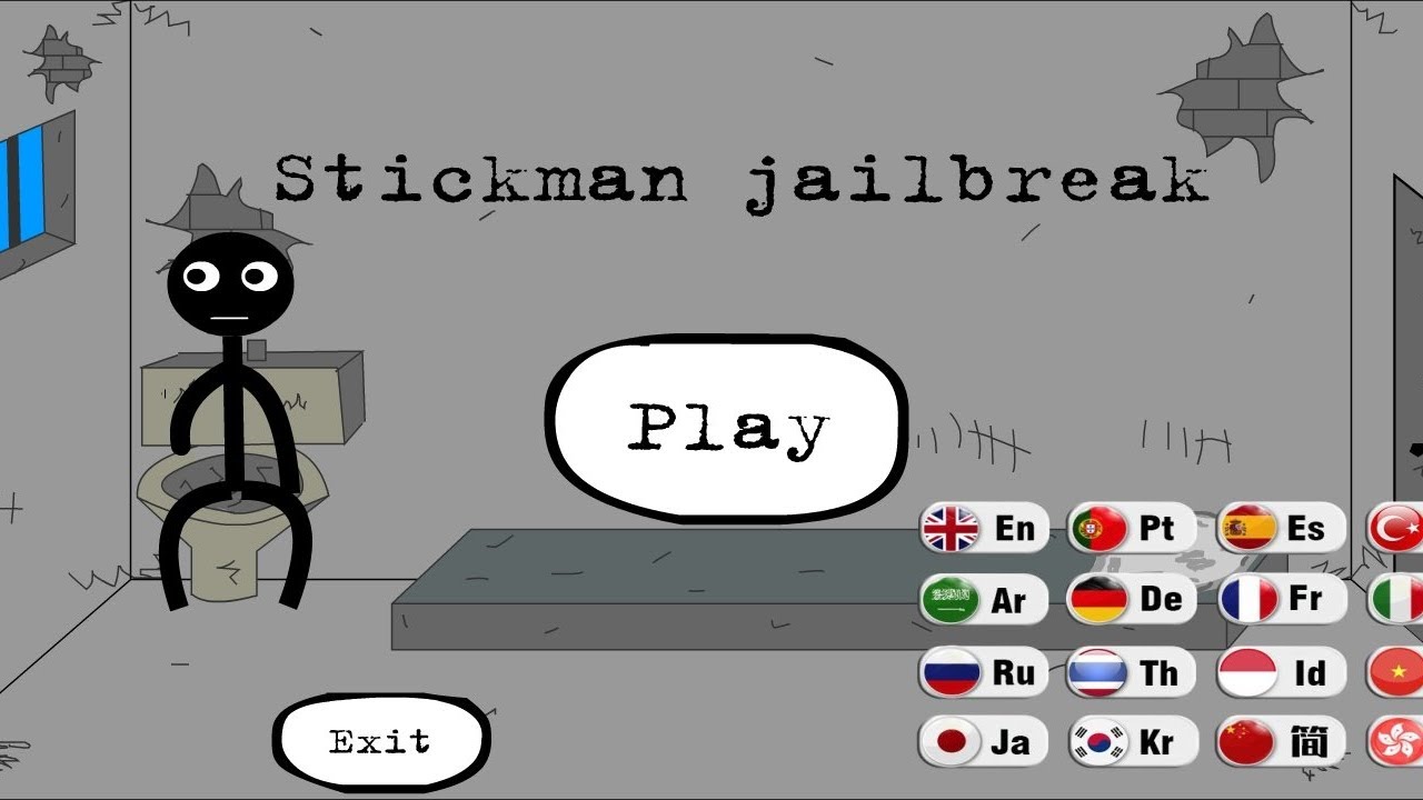 Stickman Jailbreak 1 Animation (by Starodymov) Android Gameplay HD 