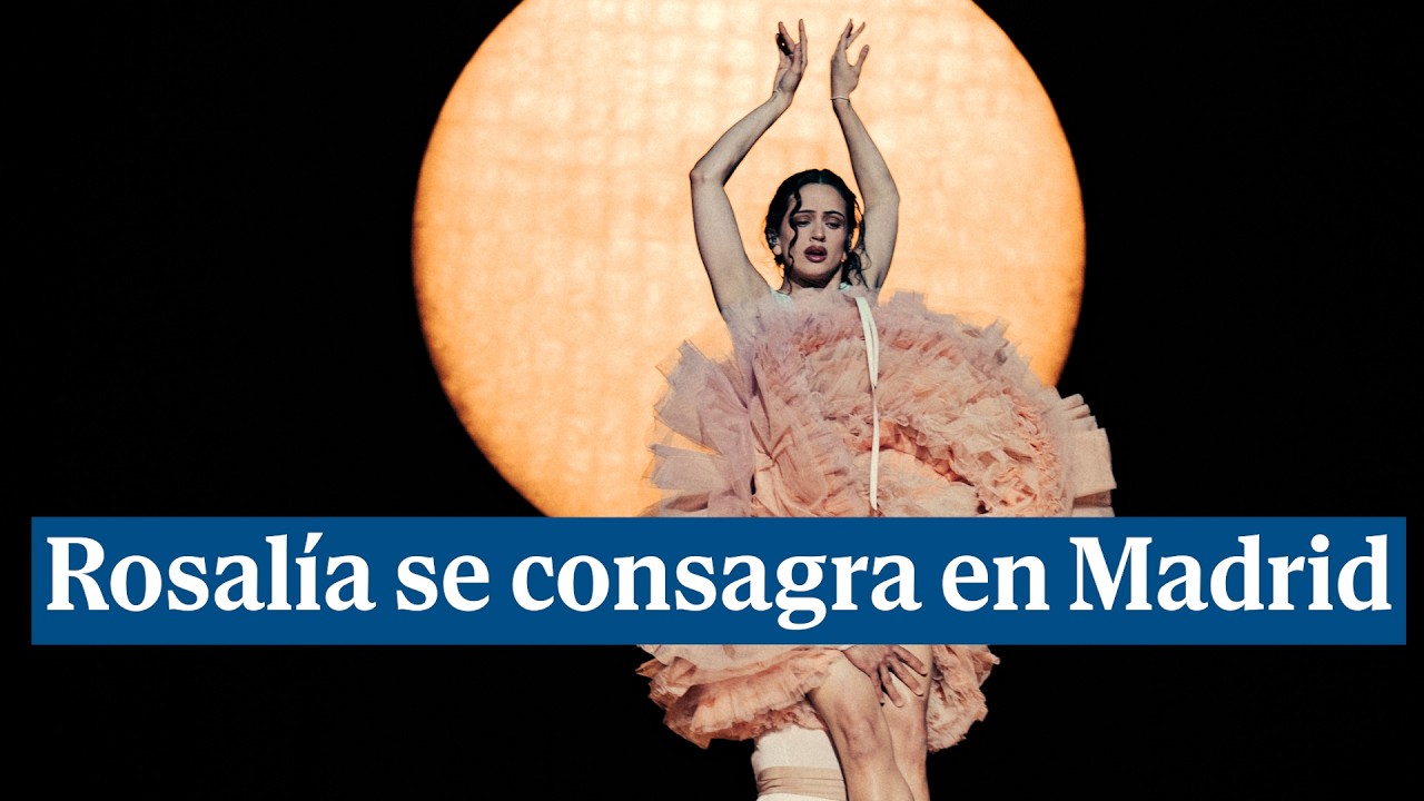 Rosal&iacute;a arrasa en Madrid y se emociona al recordar sus inicios: 