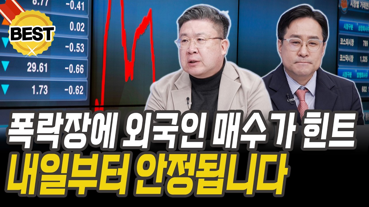 코스피 역대급 폭락 속 외국인이 몰래 사들인 '이것'은? [박시동 경제평론가][차영주 소장]