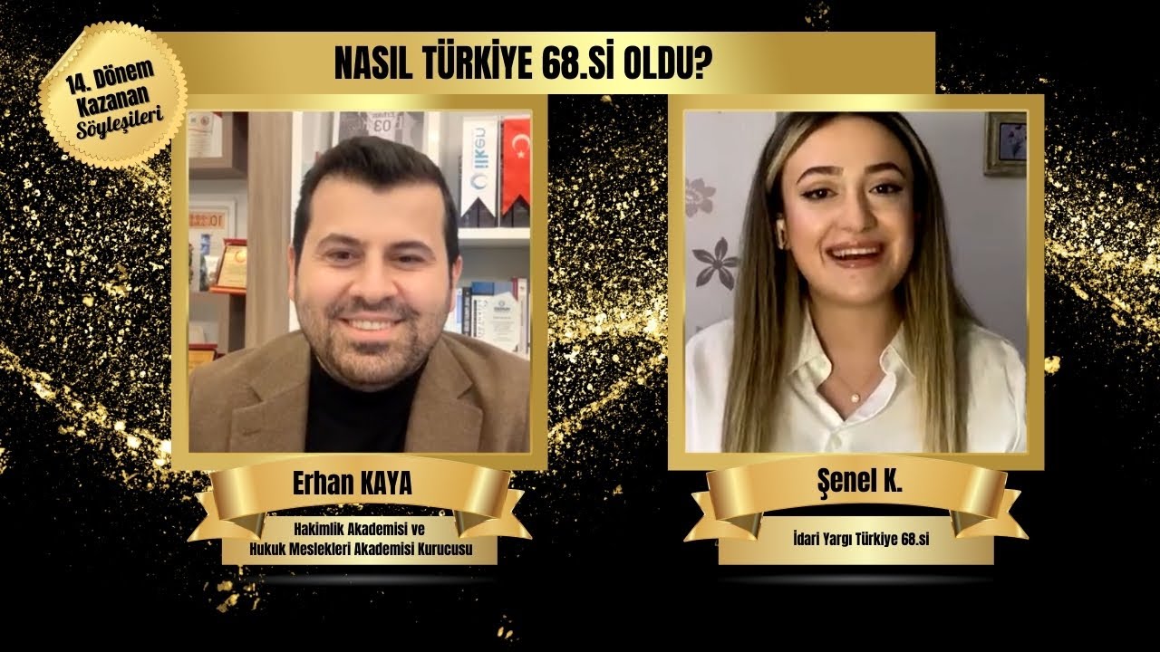 İdari Yargı Türkiye 68.si Sınavı Nasıl Kazandı? | Hakimlik Kazanan Söyleşileri