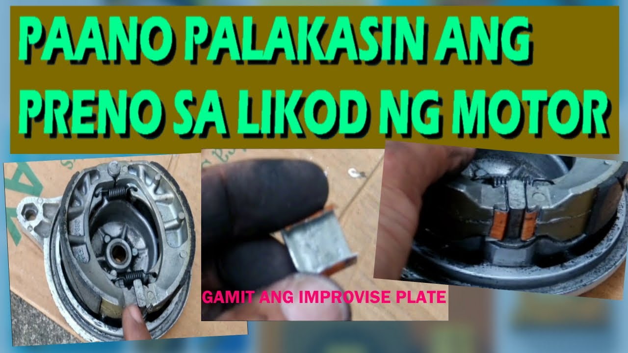IMPROVISE PLATE UPANG KUMAPIT ANG PRENO SA LIKOD NG MOTOR I Do-It-Yourself Vise MotoVlog