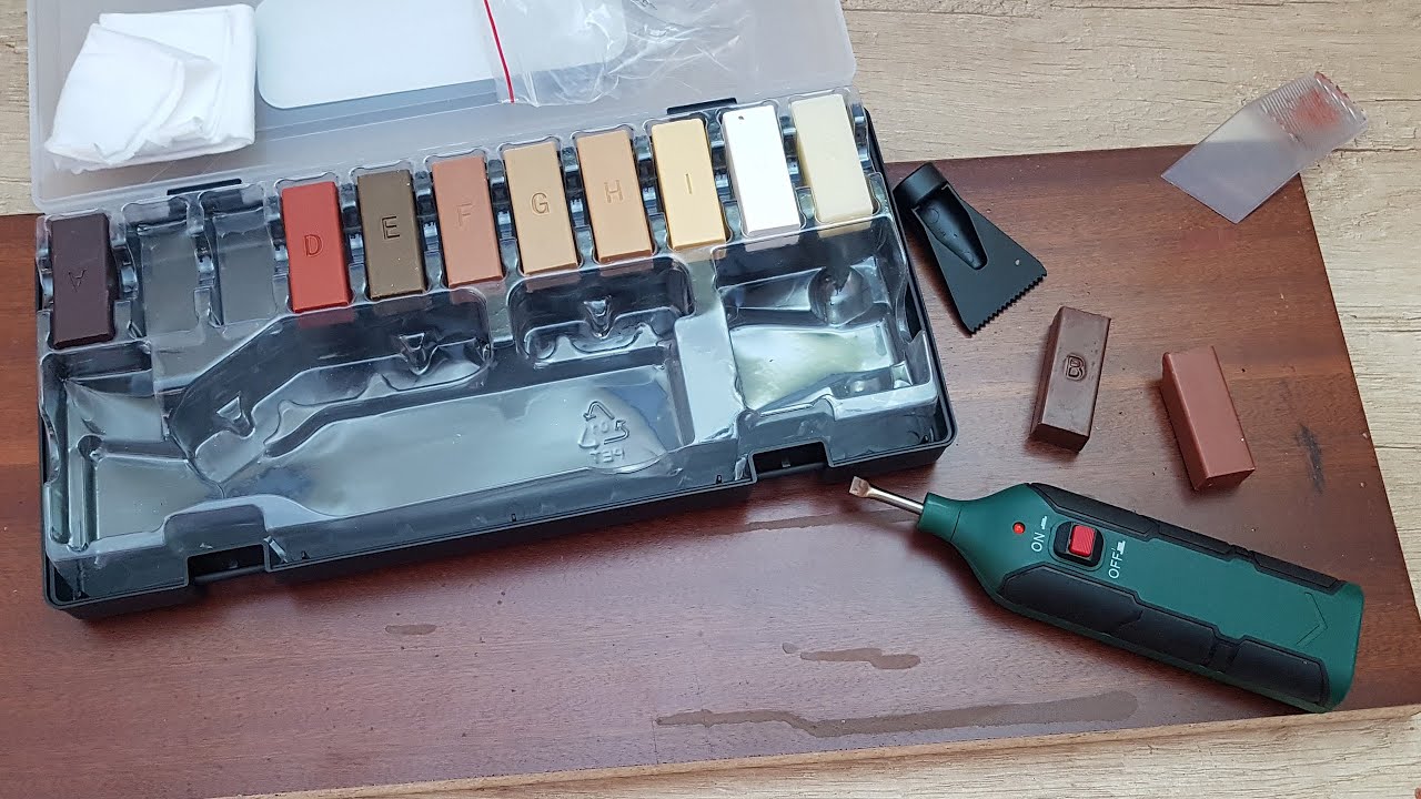Parkside Laminate Parquet Repair Kit PLPRS Unboxing Testing