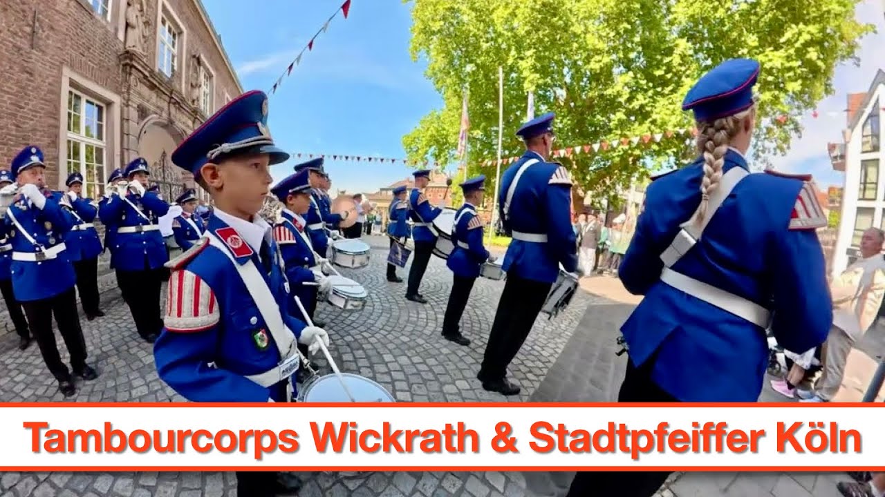 Mönchengladbach Stadtschützenfest 2025 - Tambourcorps Wickrath & Stadtpfeiffer Köln