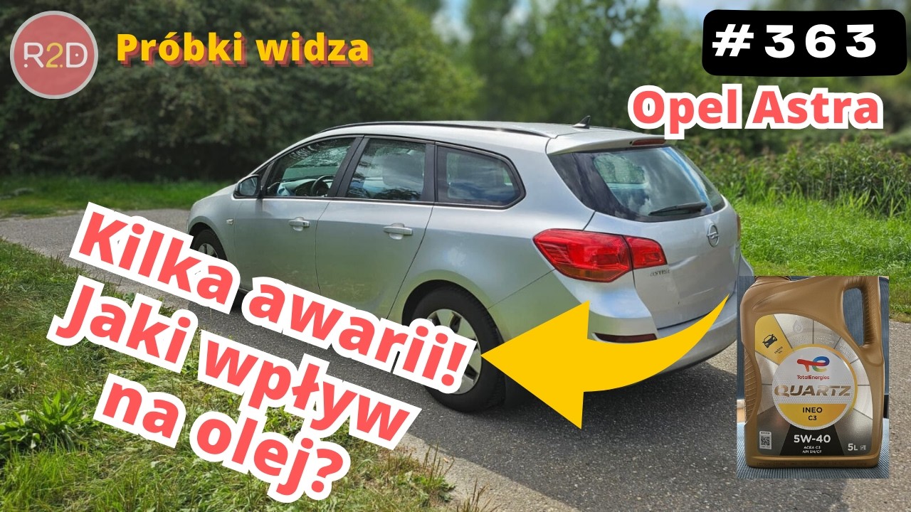 Awaria w kilku miejscach. Jaki wpływ na olej? Opel Astra i  Total 5W40 po 11260 km  #363