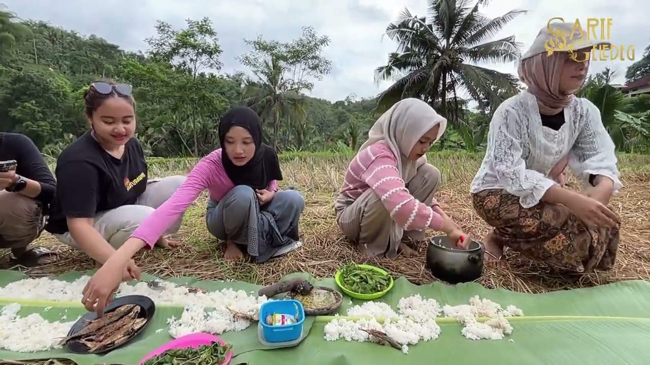 SENANGNYA LUAR BIASA!! BISA MAKAN BARENG BERSAMA GADIS DESA NENG OLIVIA MALU SAAT PERTAMA BERTEMU