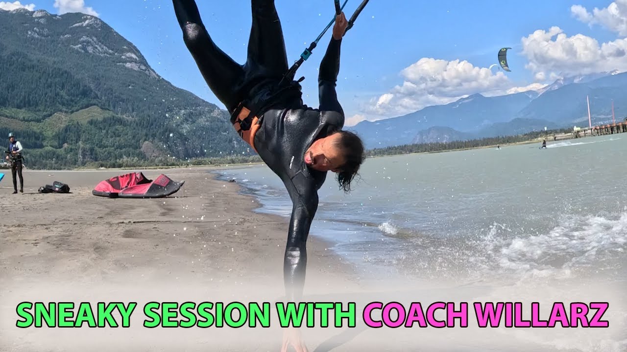 Sneaky Session with Coach Willarz | Epic Low Tide Kiting in Squamish